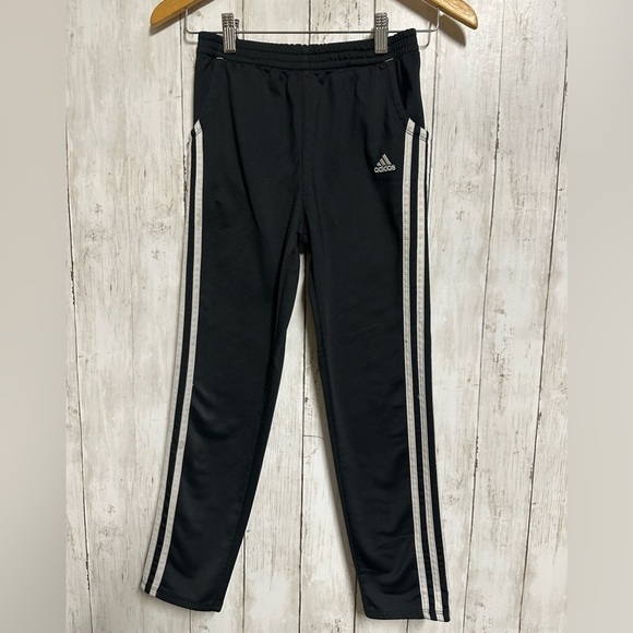 adidas Other - Adidas Black Joggers with White Stripes Size M